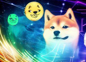 Meme coins Trending Dogecoin floki Shiba