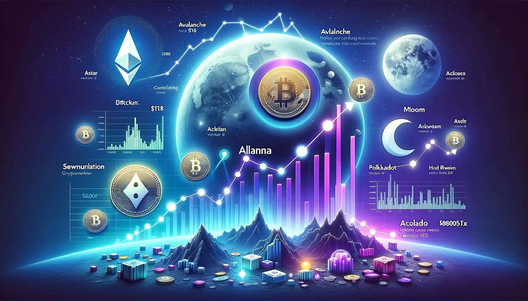 Solana Avalanche Polkdadot Bitcoin