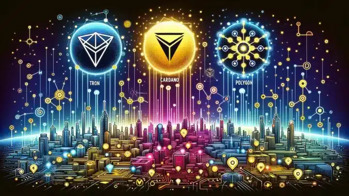 Focus sur les Titans de la Blockchain : Les Chemins Diversifiés de TRON, Cardano et Polygon vers l’Innovation