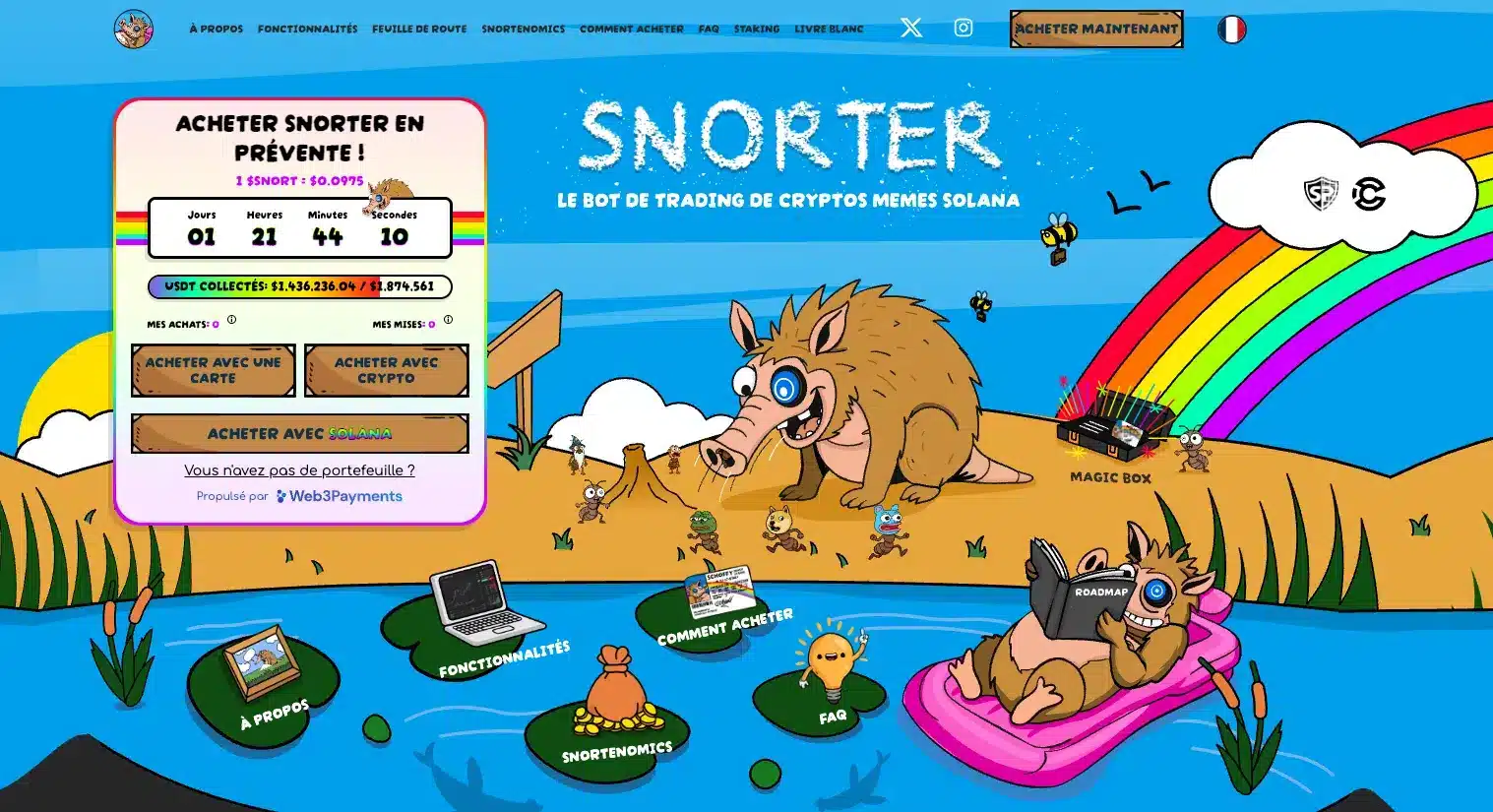 Snorter Token en prévente
