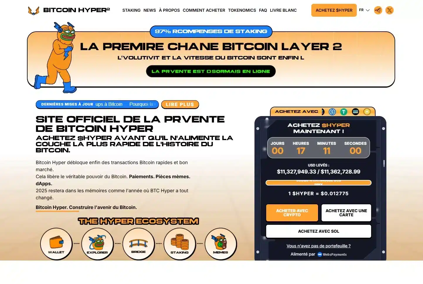 bitcoin hyper prévente + 11M$