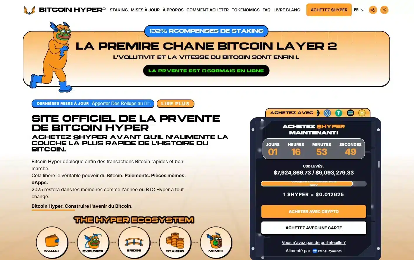 Bitcoin Hyper, le memecoin Bitcoin sur Solana