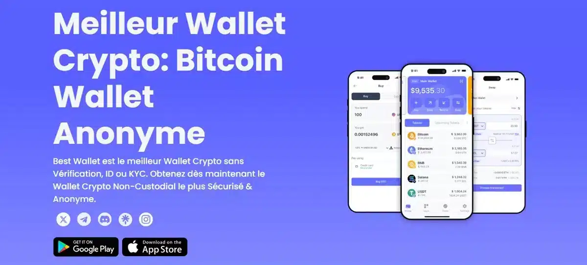 le meilleur wallet Web3 de 2025 BestWallet