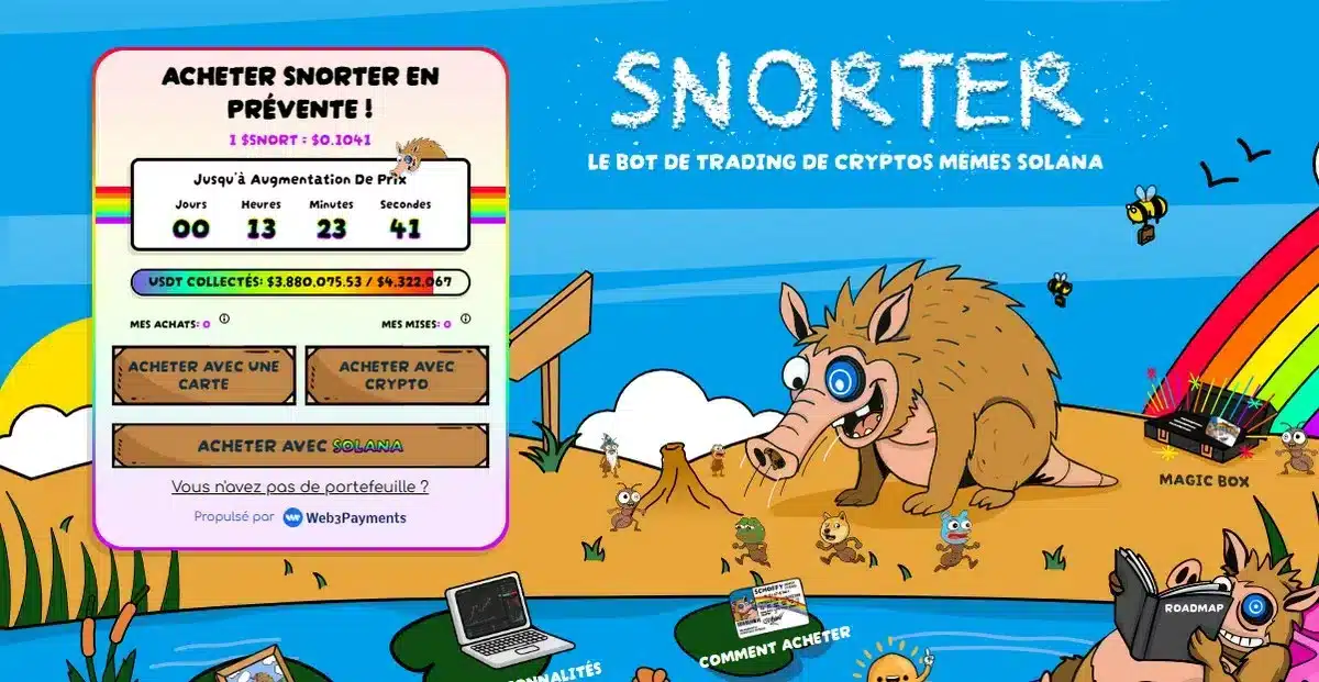 Snorter le trading Bot IA en prévente