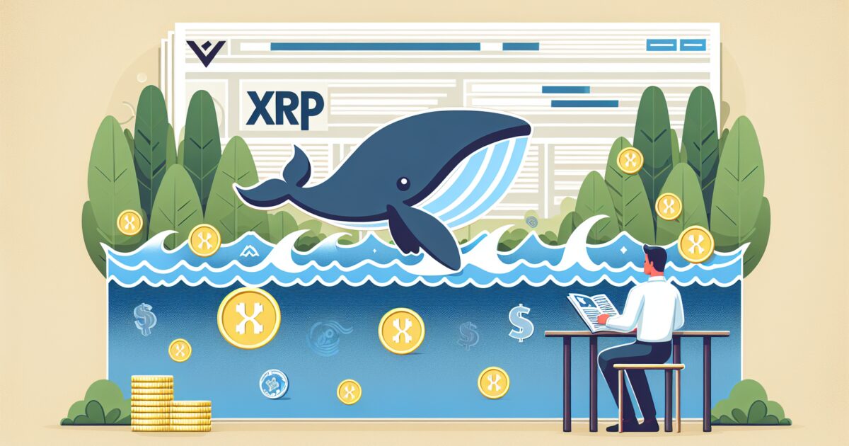XRP Baleines Vendent 800 Millions Dollars Malgré Accumulation Discrète