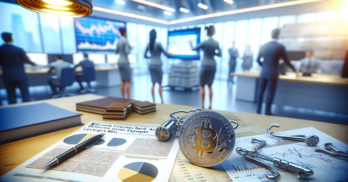 Bitcoin Crashes Hard as Leverage Bets Explode
