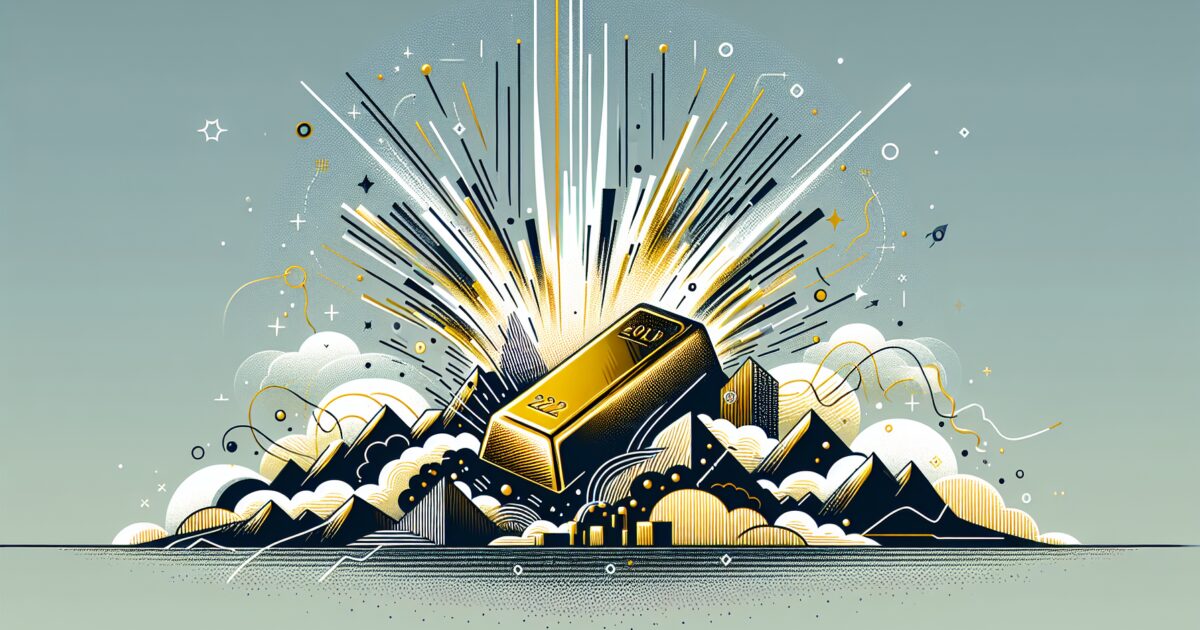 L'or explose. Record absolu