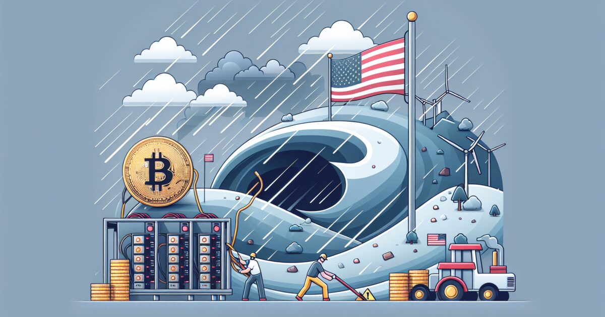 Tempête Fernan Paralyse le Minage Bitcoin Américain
