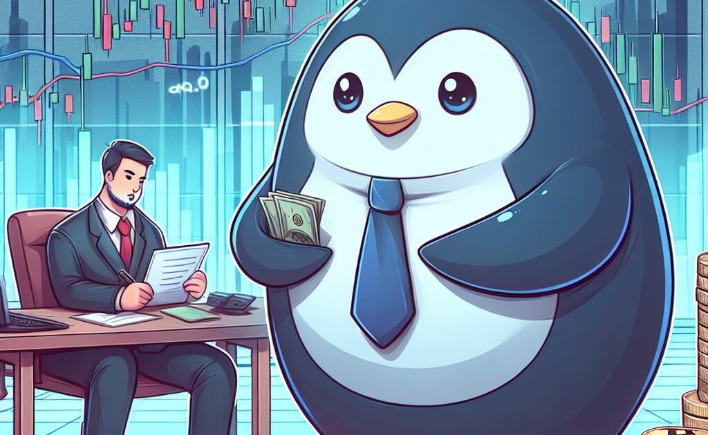 Daily crypto market movers featuring Pudgy Penguins