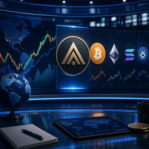 Daily crypto market movers featuring Audiera