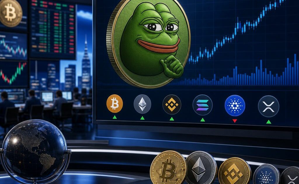 Daily crypto market movers featuring Pepe