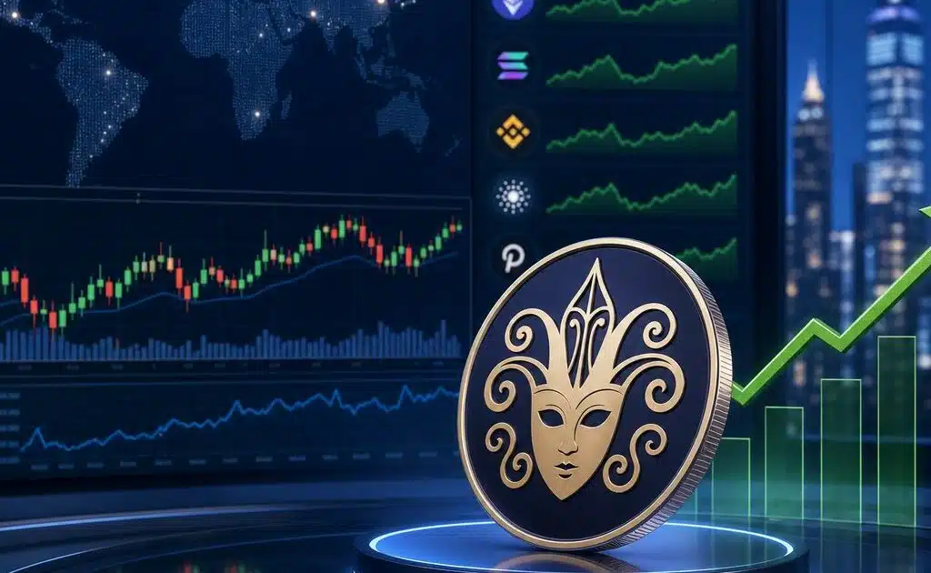 Daily crypto market movers featuring Venice Token