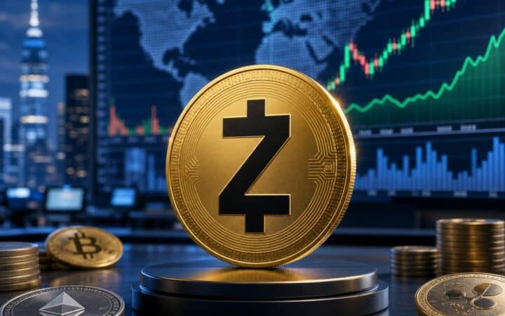 Daily crypto market movers featuring Zcash