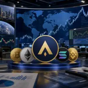Daily crypto market movers featuring Audiera
