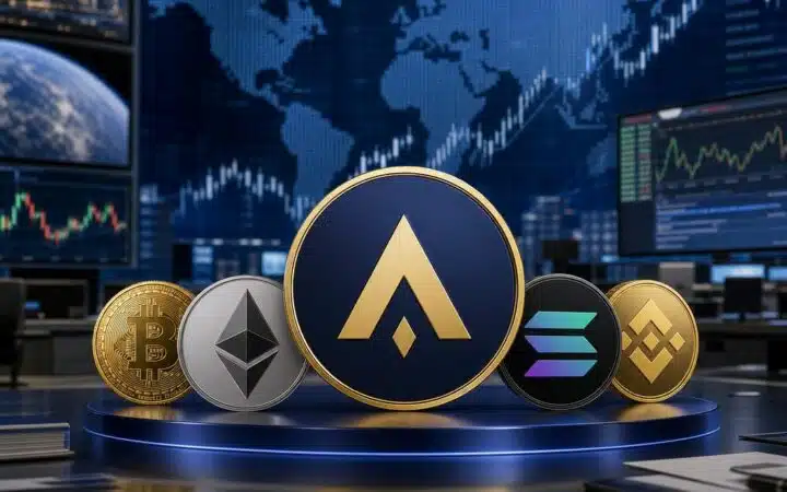 Daily crypto market movers featuring Audiera