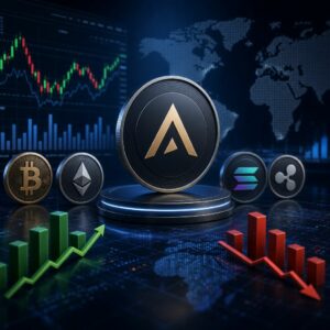Daily crypto market movers featuring Audiera