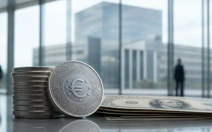 ECB's Digital Euro Push Targets Stablecoin Threat to 300 Million Bank Accounts