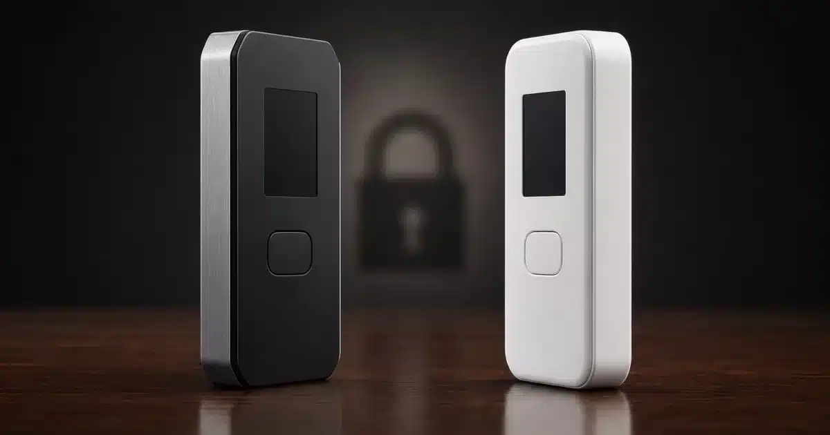 Ledger vs Trezor comparison — two hardware wallets side by side