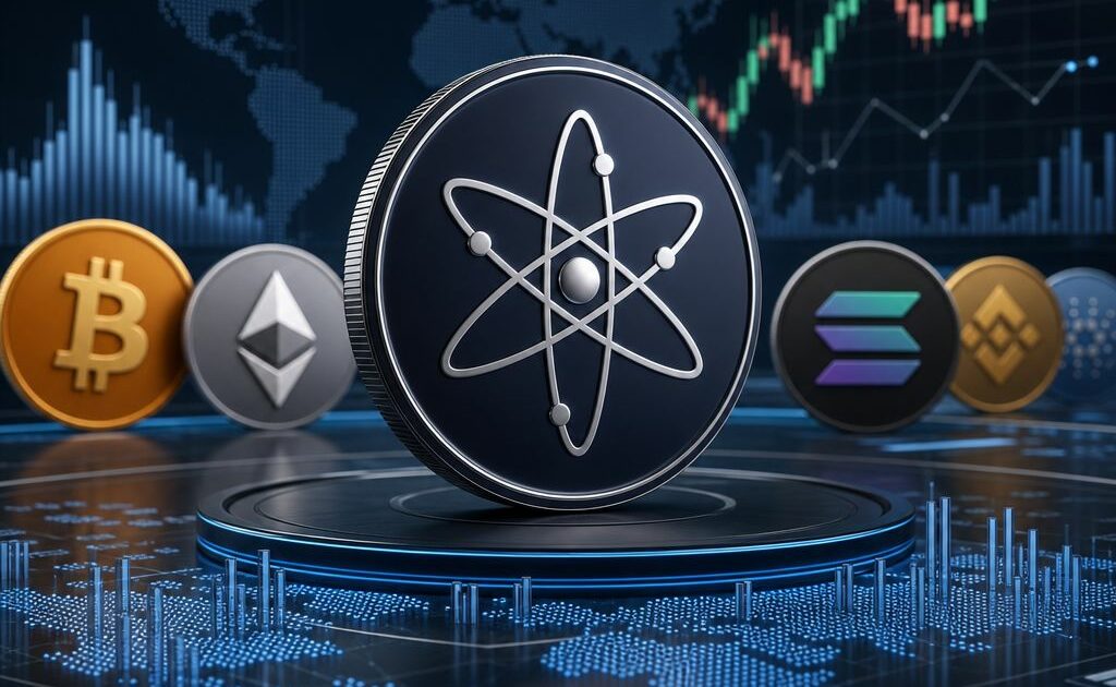 Daily crypto market movers featuring Cosmos Hub
