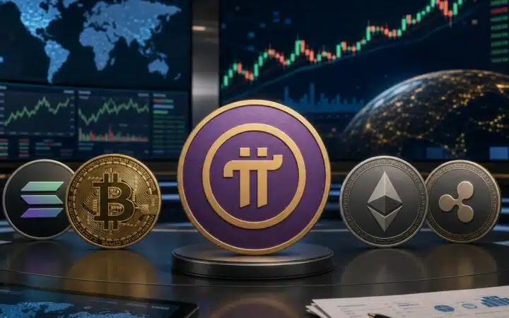 Daily crypto market movers featuring Pi Network