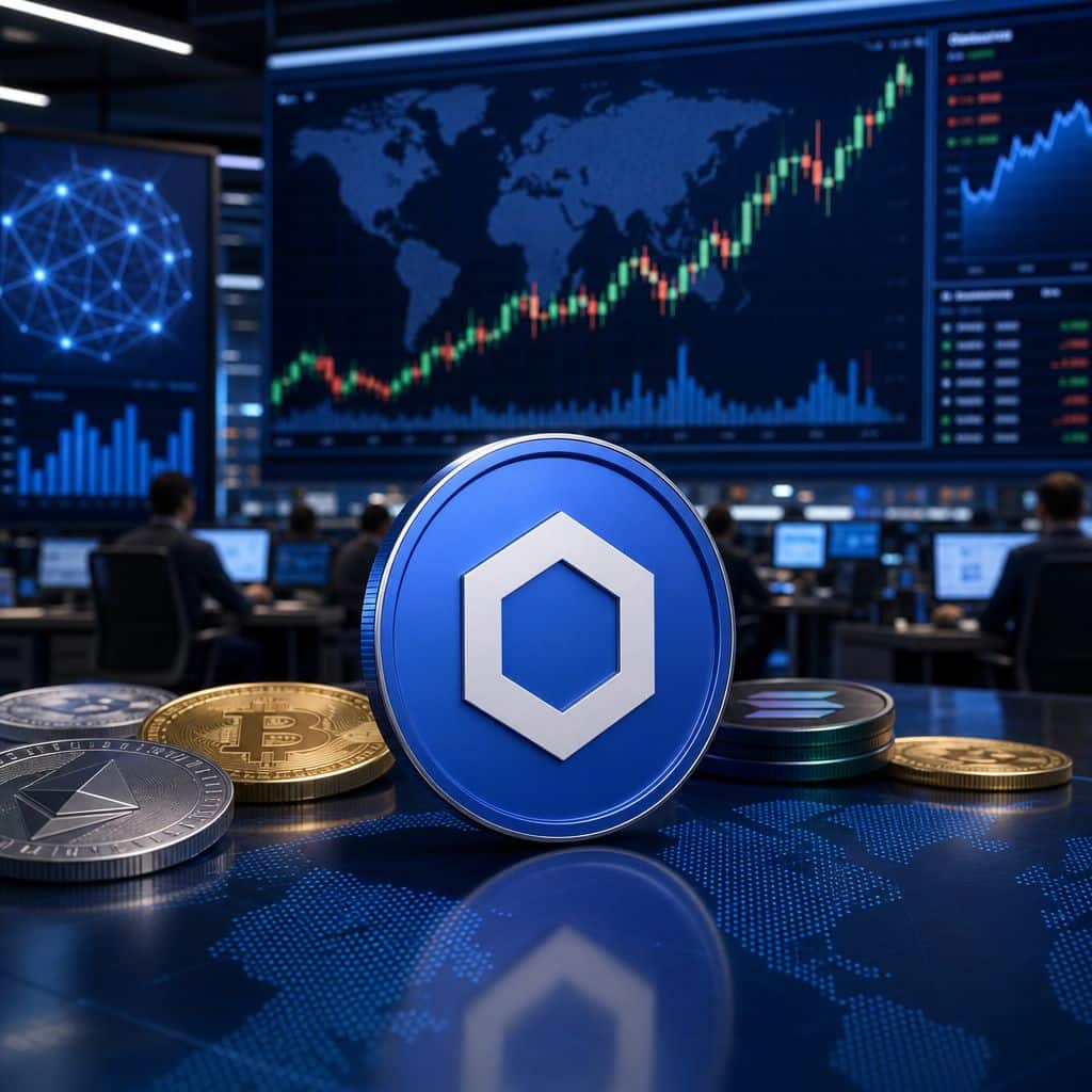 Chainlink grimpe de 5,20% en tête des hausses tandis que Pi Network glisse de 3,20%
