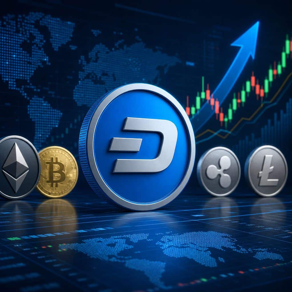 Dash s’envole de 42,68% tandis que Cardano glisse de 5,49% dans une divergence de marché