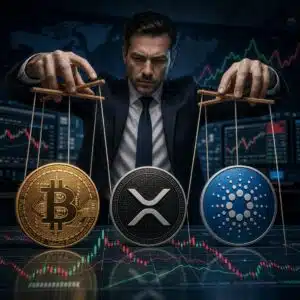 Trading expert hints manipulation for Bitcoin, XRP, and Cardano